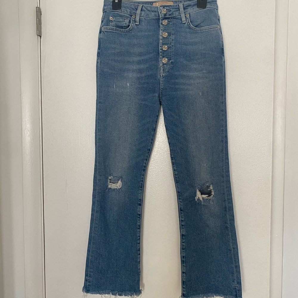 7 for all mankind - Ultra High Rise Slim Kick. Size 28
